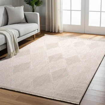 Serenity Area Rug Collection, Rassa Cream