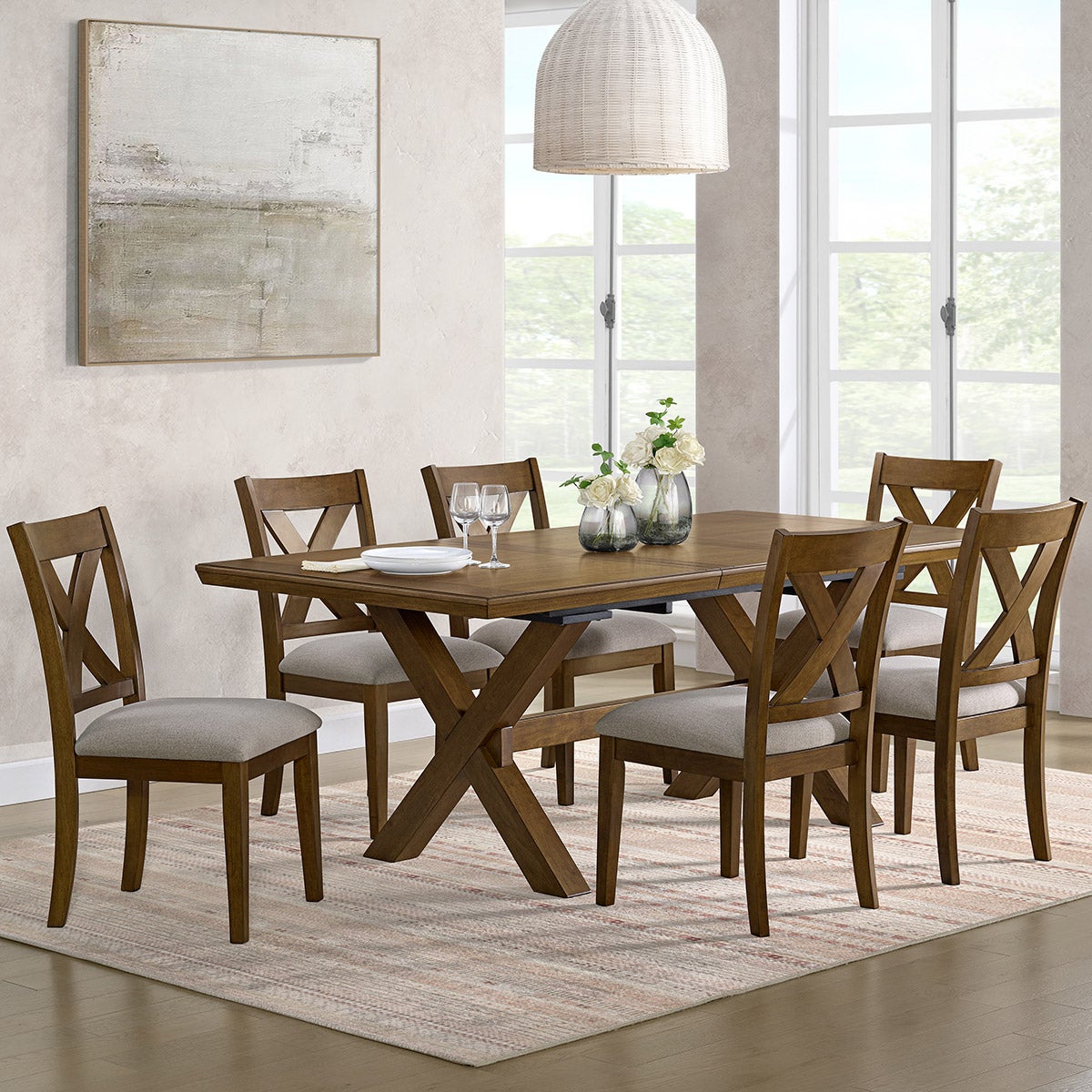 Bryce Dining Table and 6 Chairs - Stu's Home Improvement Outlet