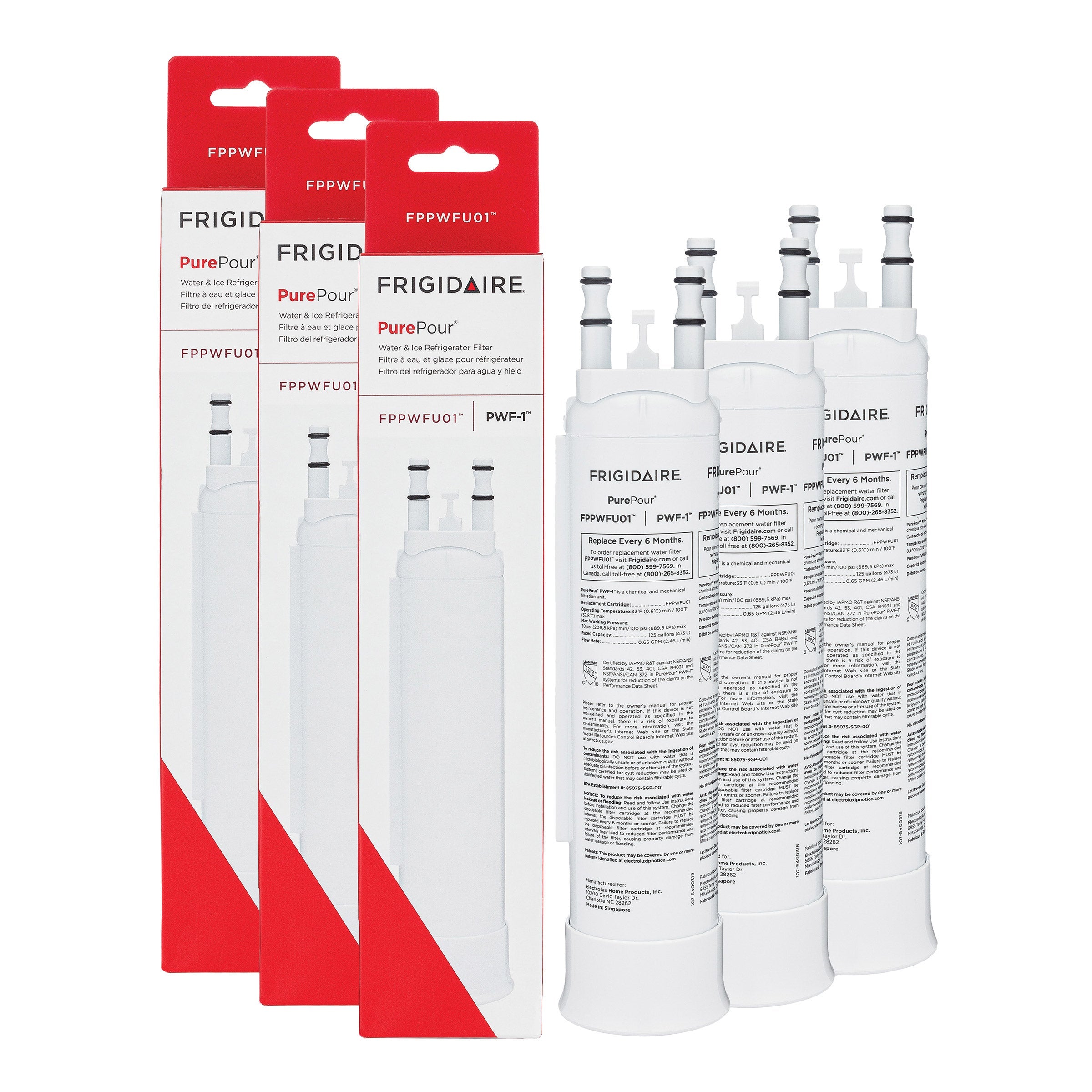 Frigidaire PurePour Water and Ice Refrigerator Filter PWF-1