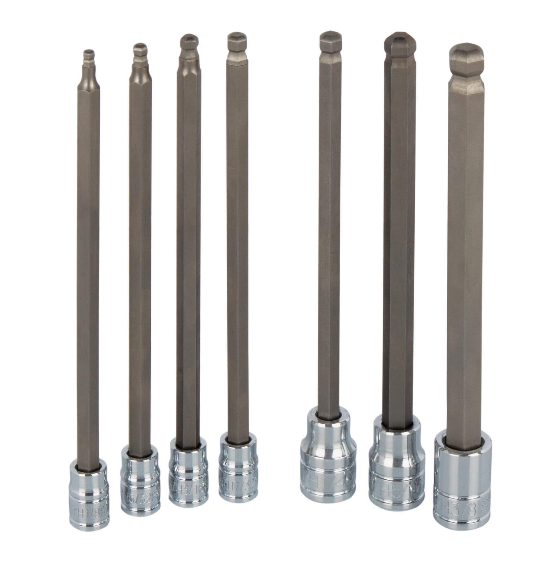 Kobalt 7-Piece 1/4-in; 3/8-in Drive Set Hex Bit Driver Socket Set