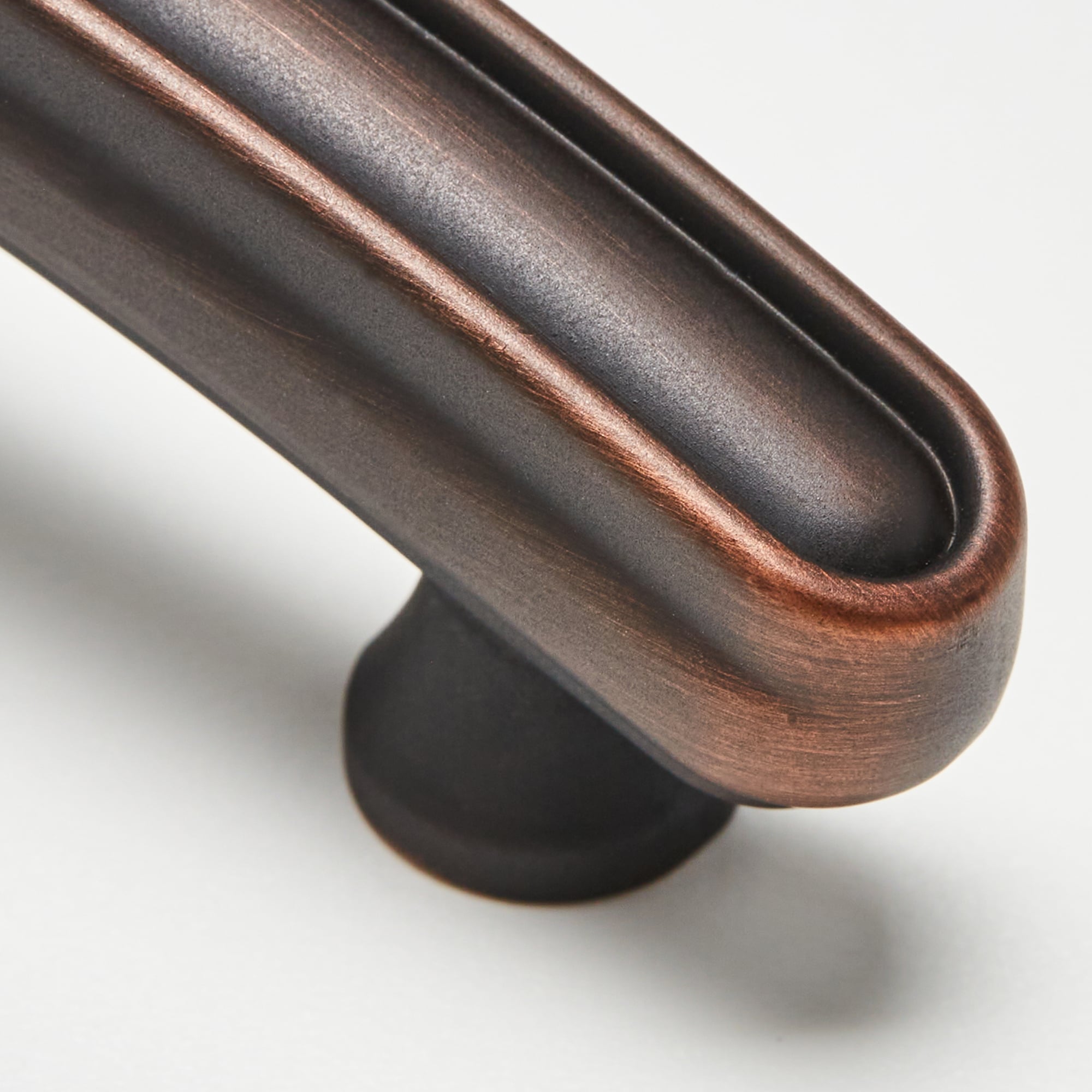 allen + roth Marny 3-in (76mm) Center to Center Aged Bronze Arch Handle Drawer Pull