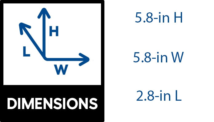 Deckorators 4-in x 4-in 4.8-Lumen 1-Watt Black Solar LED Outdoor Post Cap Light (6500 K)