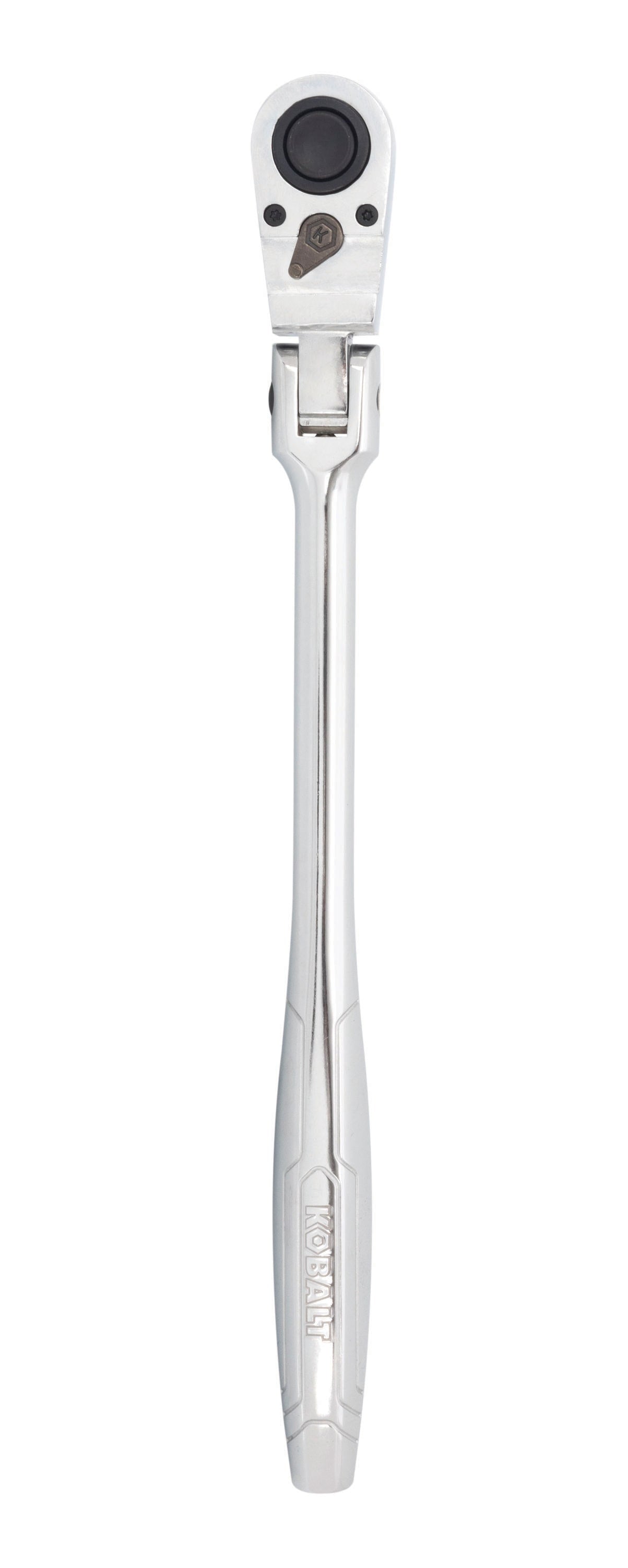 Kobalt 90-Tooth 1/2-in Drive Full Polish Handle Flexible Head Ratchet