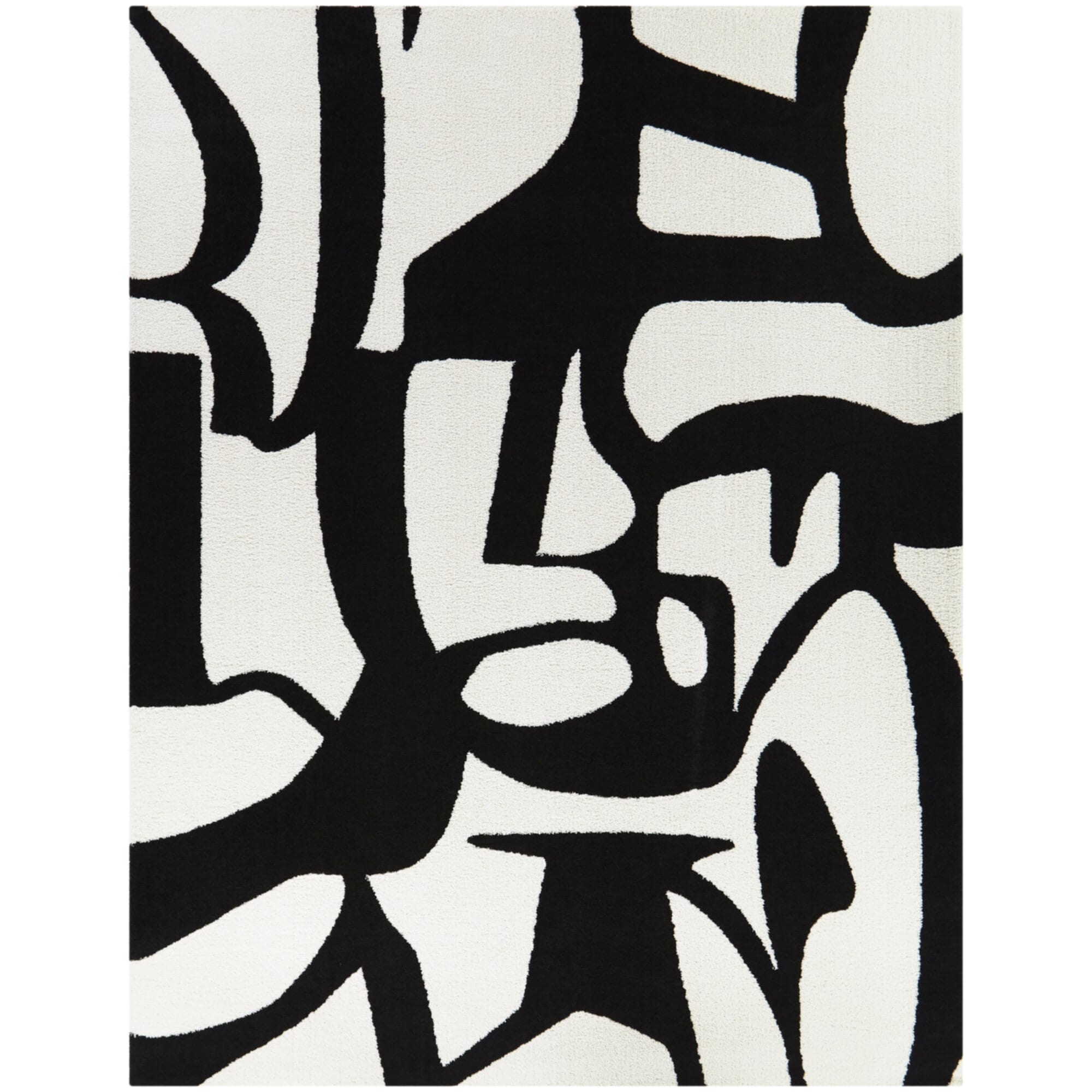 Balta Evesham 5 X 7 (ft) Black Indoor Abstract Bohemian/Eclectic Area Rug