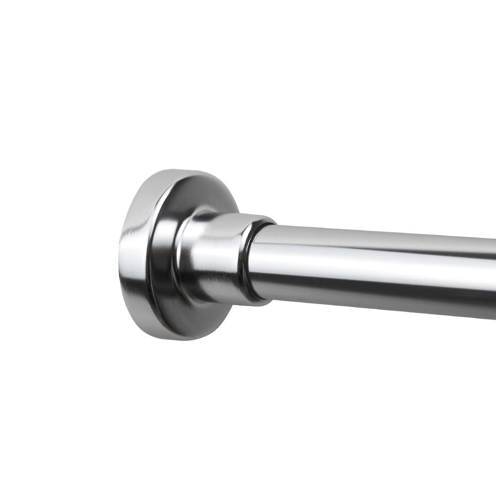 Origin 21 42-in to 72-in Chrome Tension Single Straight Adjustable Shower Curtain Rod