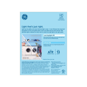 GE Refresh HD 60 - Watt EQ A19 Cool Daylight Medium Base (e - 26) Dimmable LED General Purpose Light Bulb (4 - Pack) - Stu's Home Improvement Outlet