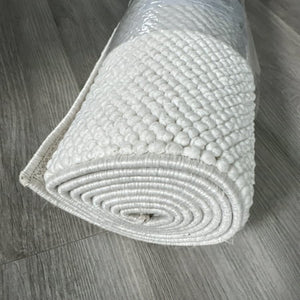 Off The Loom Runner Rug 2ft By 7ft Cream - Stu's Home Improvement Outlet