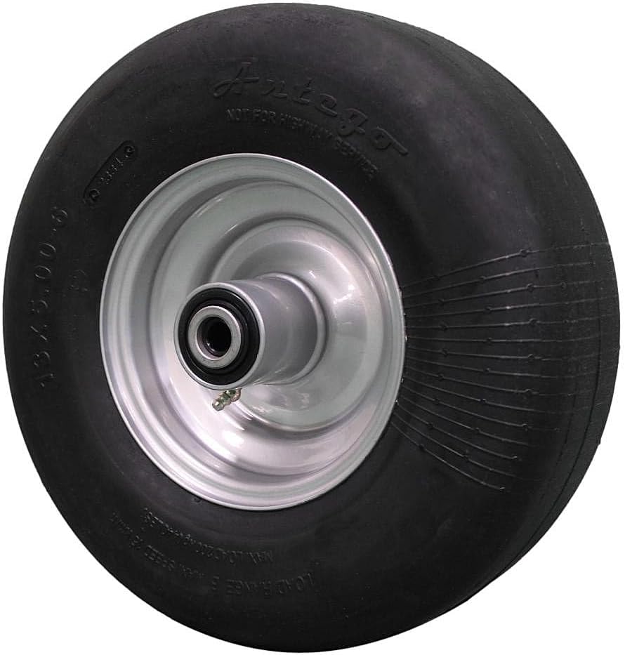 (Single) Hustler Flat Free 13x5.00-6 Assemblies, replaces 605038 fits Fastrak & Raptor SD 36”, 42”, 48”