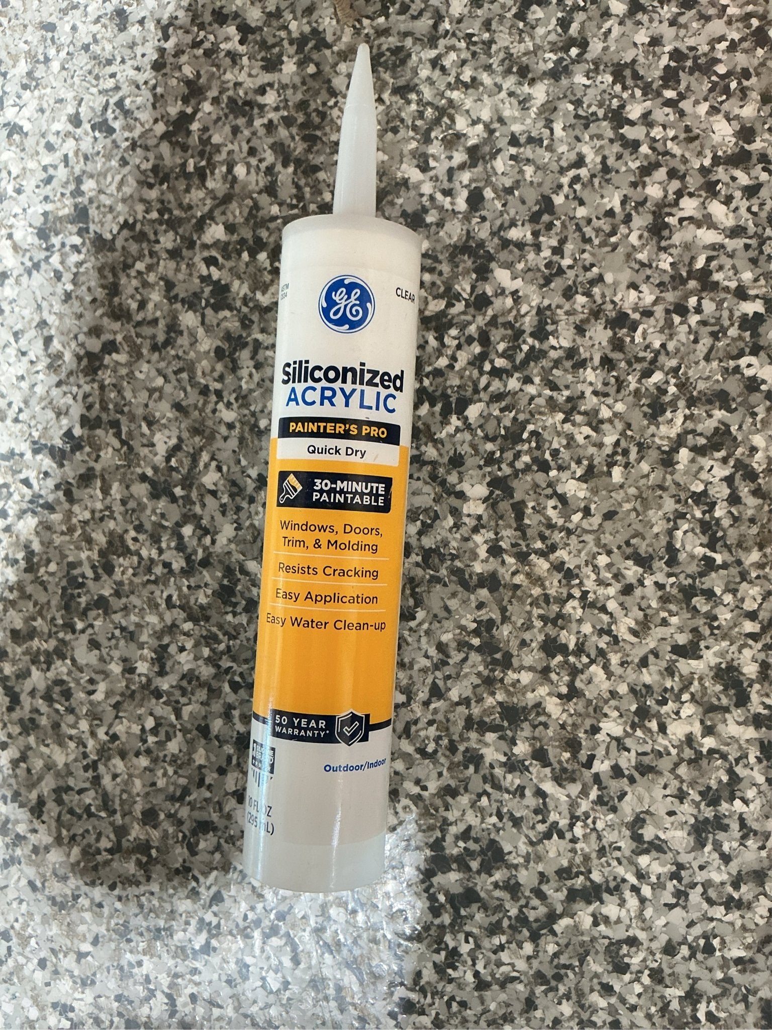GE All Purpose Silicone 1 10 oz Clear Silicone Caulk - Stu's Home Improvement Outlet