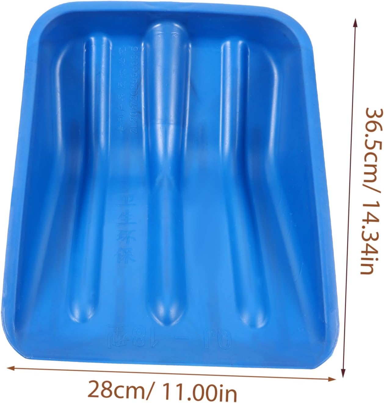 Ice Breaking Shovel Head Snow Shovel for Driveway Easy Scoop Non-Slip Grip