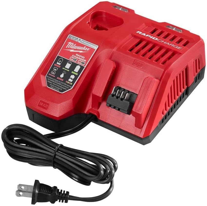 Milwaukee 48-59-1808 M12 and M18 12 Volt/18 Volt Lithium-Ion Multi-Volatge Rapid Battery Charger
