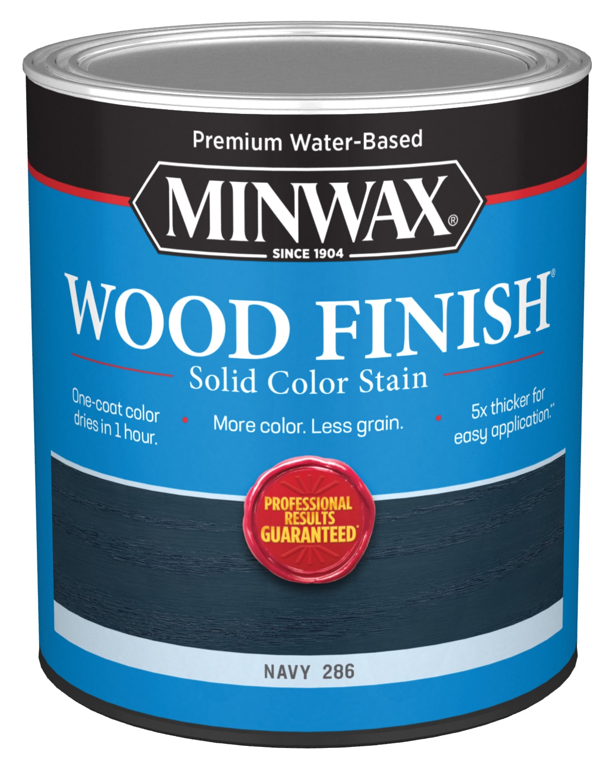 Minwax Wood Finish Water-based Navy Solid Interior Stain (1-quart)