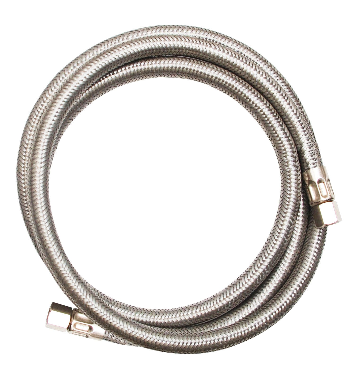 EASTMAN 10-ft 1/4 -in Compression Inlet x 1/4 -in Compression Outlet Stainless steel Ice maker connector