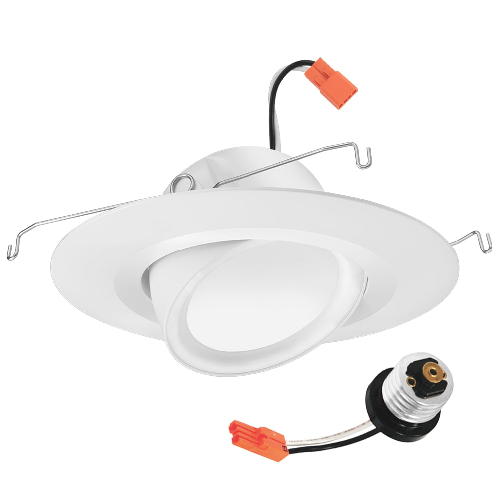 Juno 5-in Matte Gimbal Recessed Light Trim