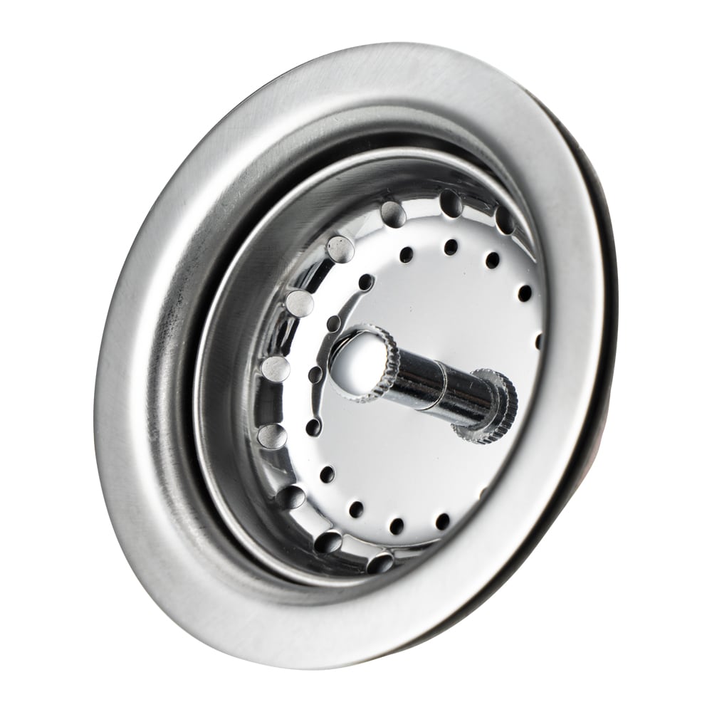 allen + roth 4.5-in Stainless steel Rust Resistant Strainer with Lock Mount Included