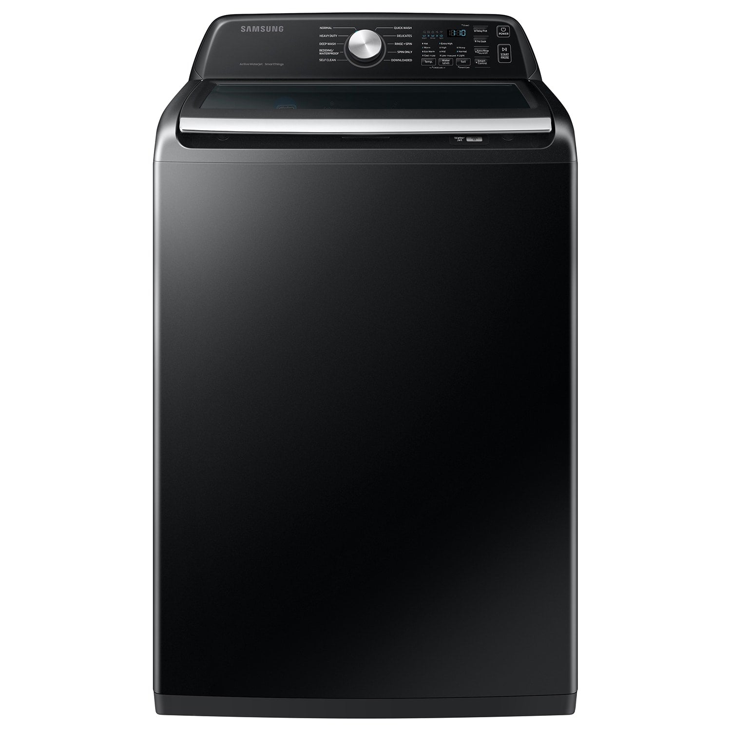 Samsung 4.7-cu ft High Efficiency Impeller Smart Top-Load Washer (Brushed Black) (WA47CG3500AV)