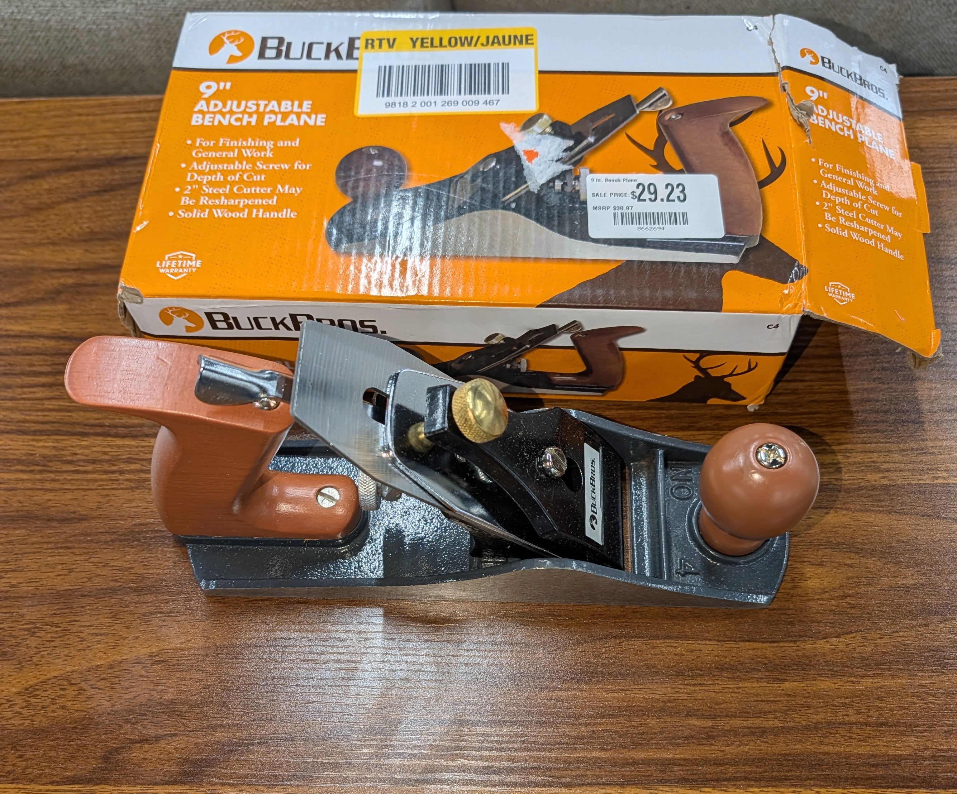 9 in. Bench Plane