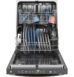 GE Dry Boost 24 inch Top Control Built - in Dishwasher With Third Rack ( Fingerprint - resistant Stainless Steel ) ENERGY STAR Certified 47 - Decibels Very Quiet Sound Level - Stu's Home Improvement Outlet