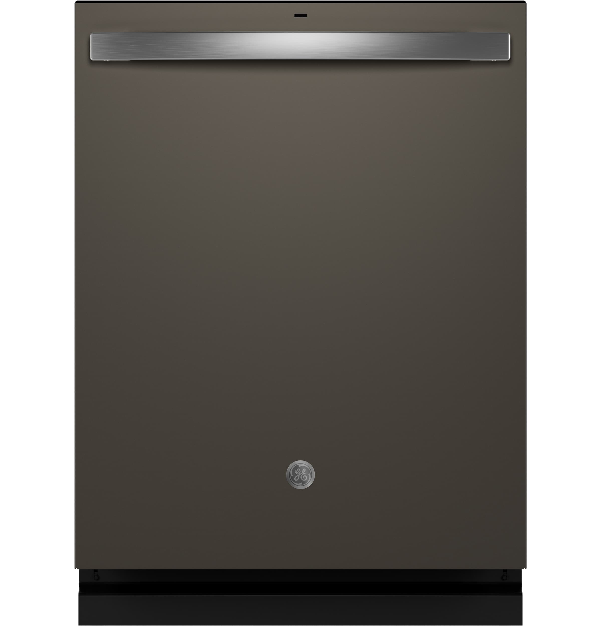 GE Dry Boost 24-in Top Control Built-In Dishwasher With Third Rack (Slate) ENERGY STAR, 45-dBA Very Quiet Sound Level (GDT670SMVES)