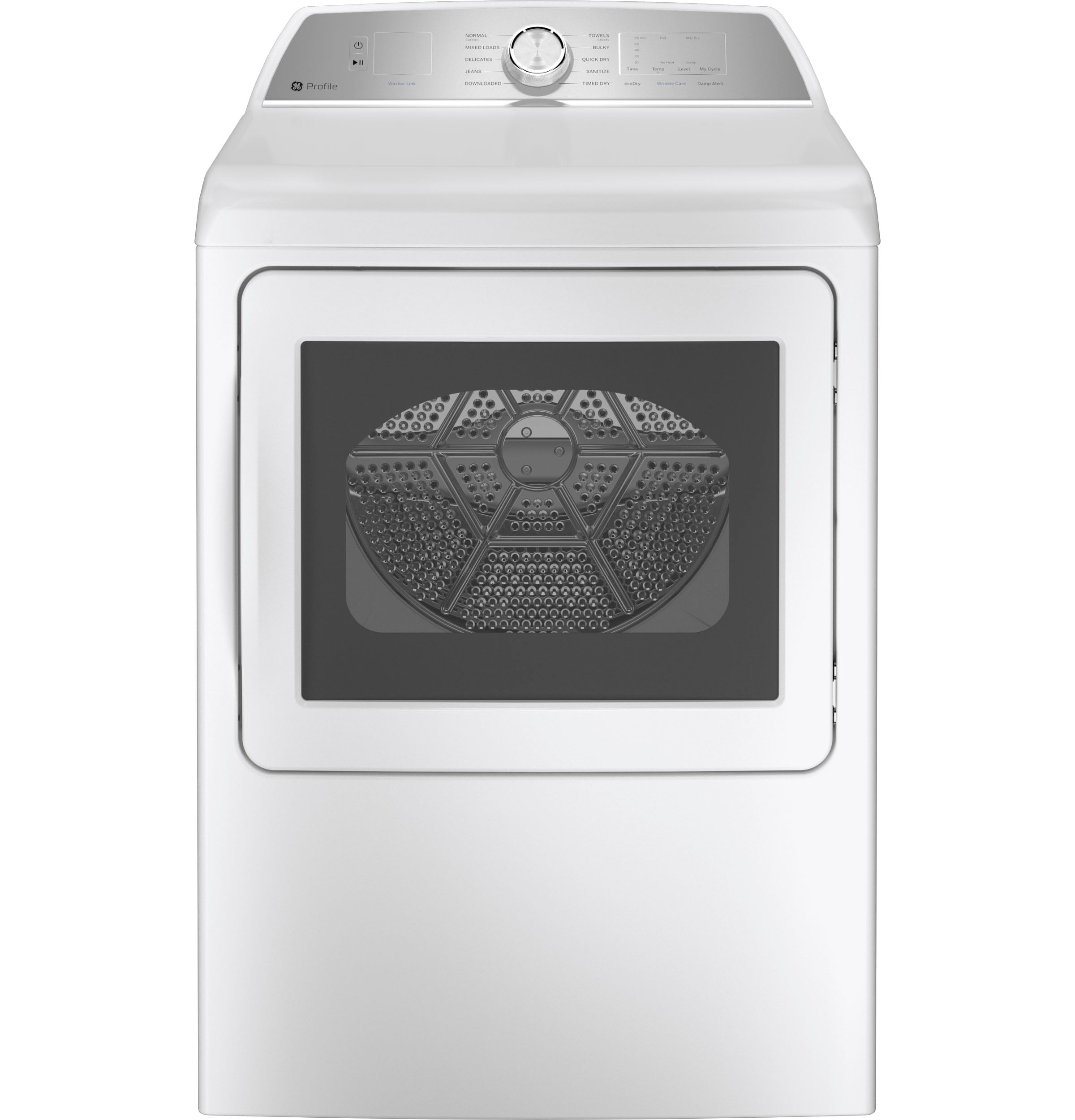 GE Profile 7.4-cu ft Vented Smart Gas Dryer (White) ENERGY STAR (PTD60GBSRWS)