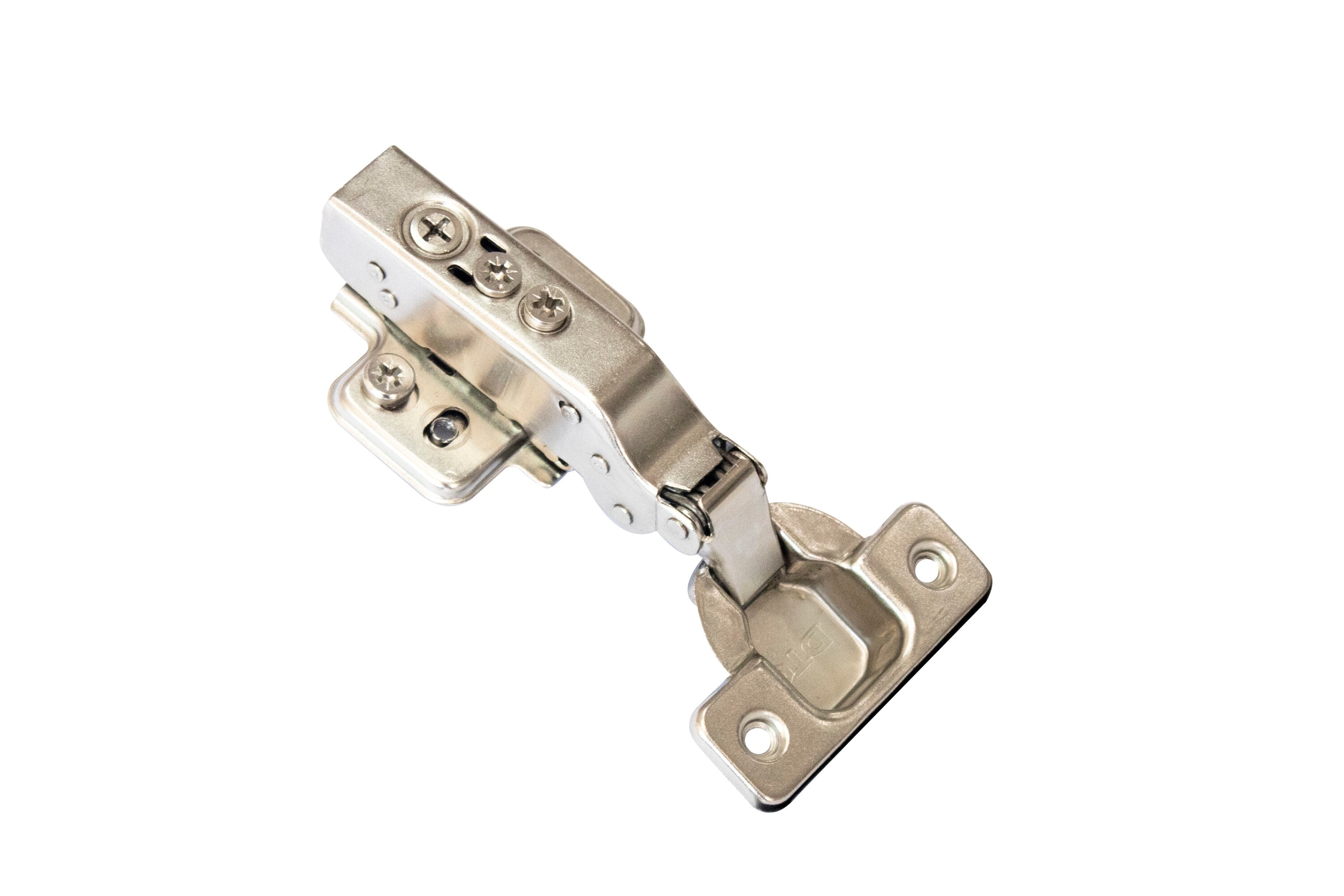 RELIABILT 110-Degree Full Overlay Concealed Concealed Soft Close Nickel plated Cabinet Hinge , 1 Pairs ( 2 -Pieces)