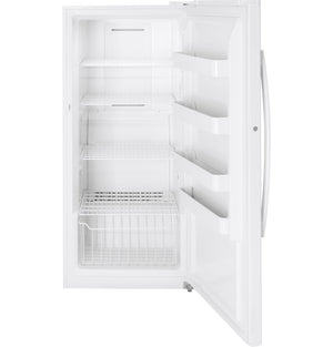 GE 14.1 - cu ft Garage Ready Frost - free Upright Freezer ( White )(FUF14DLRCWW) - Stu's Home Improvement Outlet