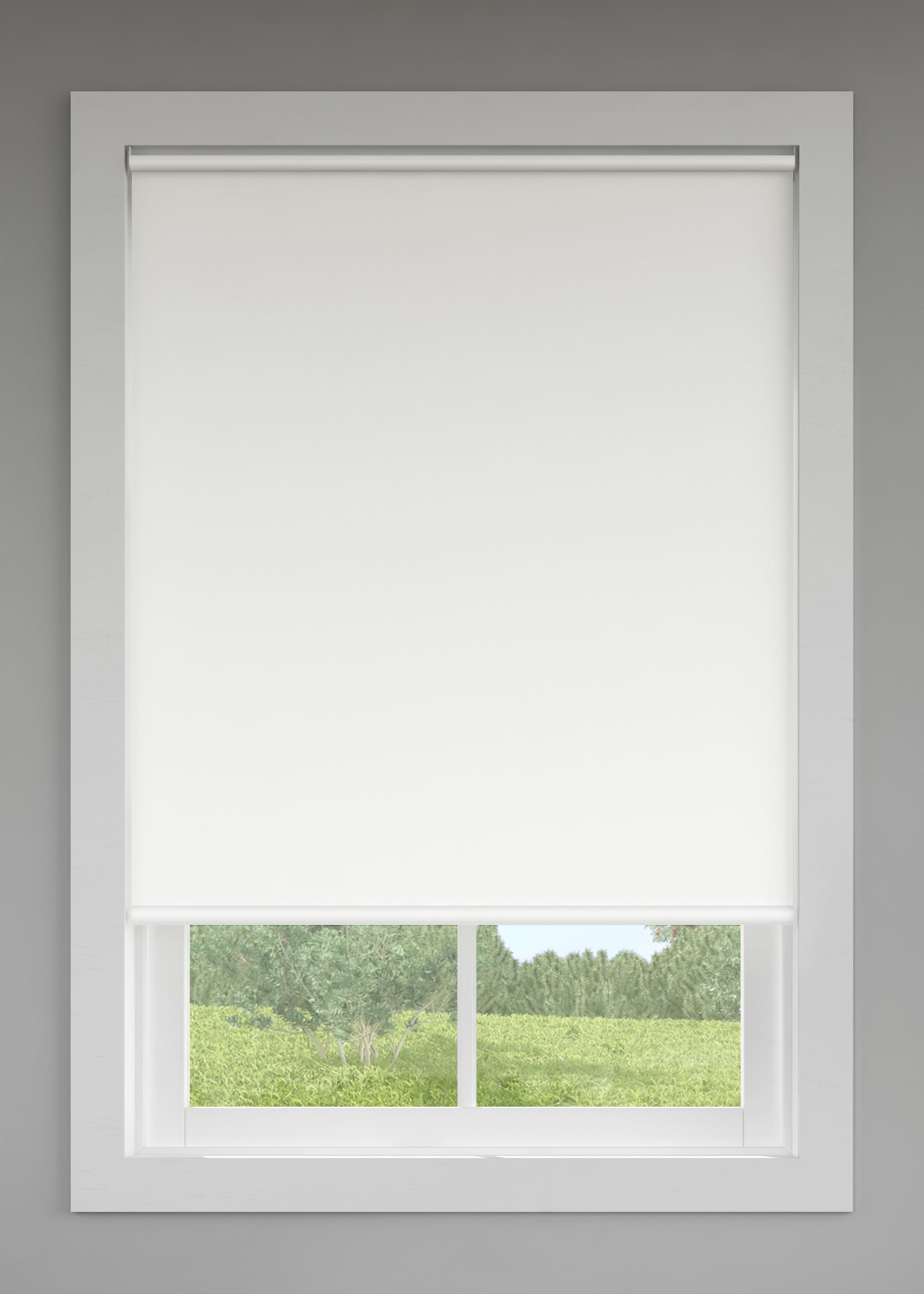 LEVOLOR 55-in x 78-in White Room Darkening Cordless Roller Shade