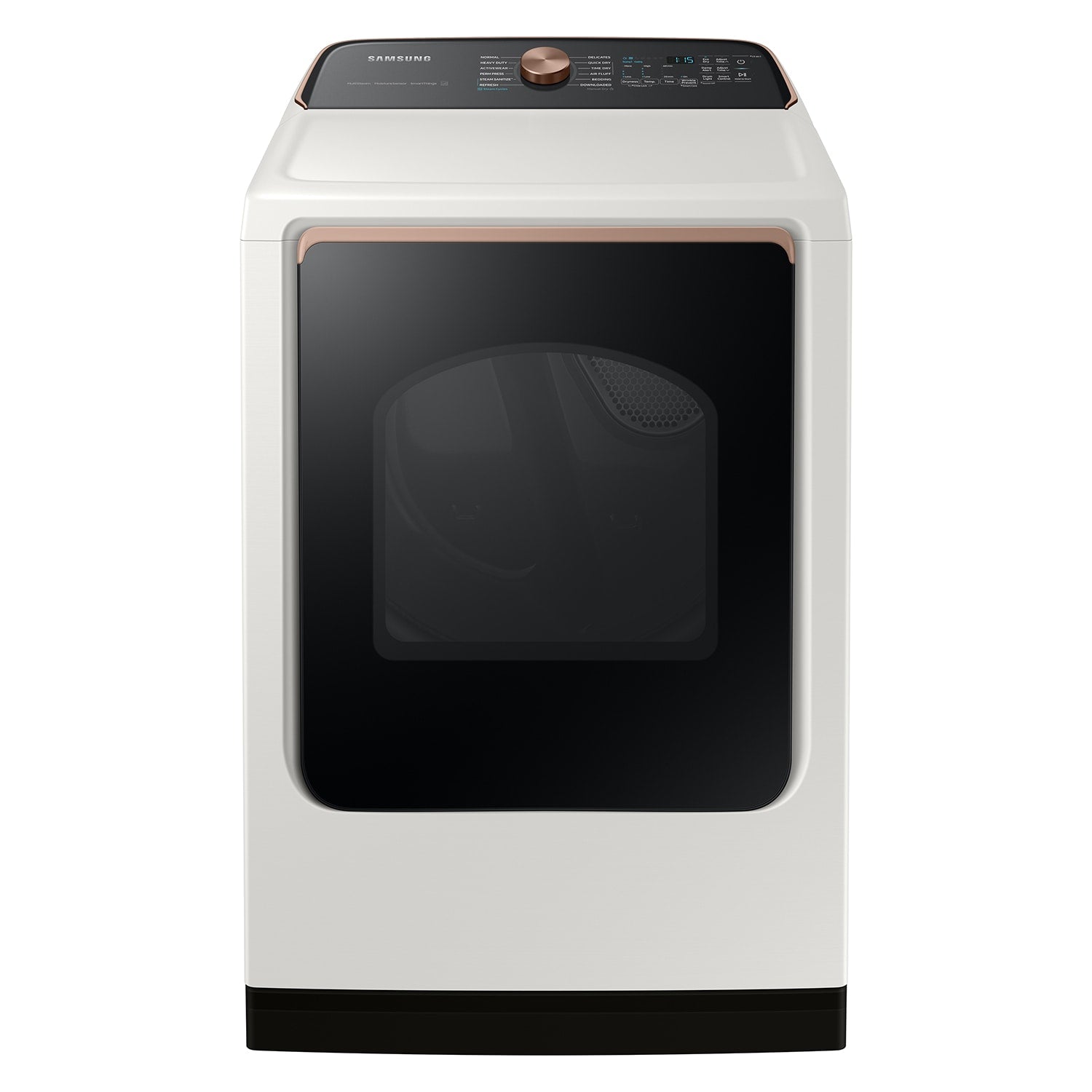 Samsung 7.4-Cu. Feet Steam Cycle Vented Smart Compatible Gas Dryer ( Ivory ) Energy Star Certified (DVG55CG7500E)