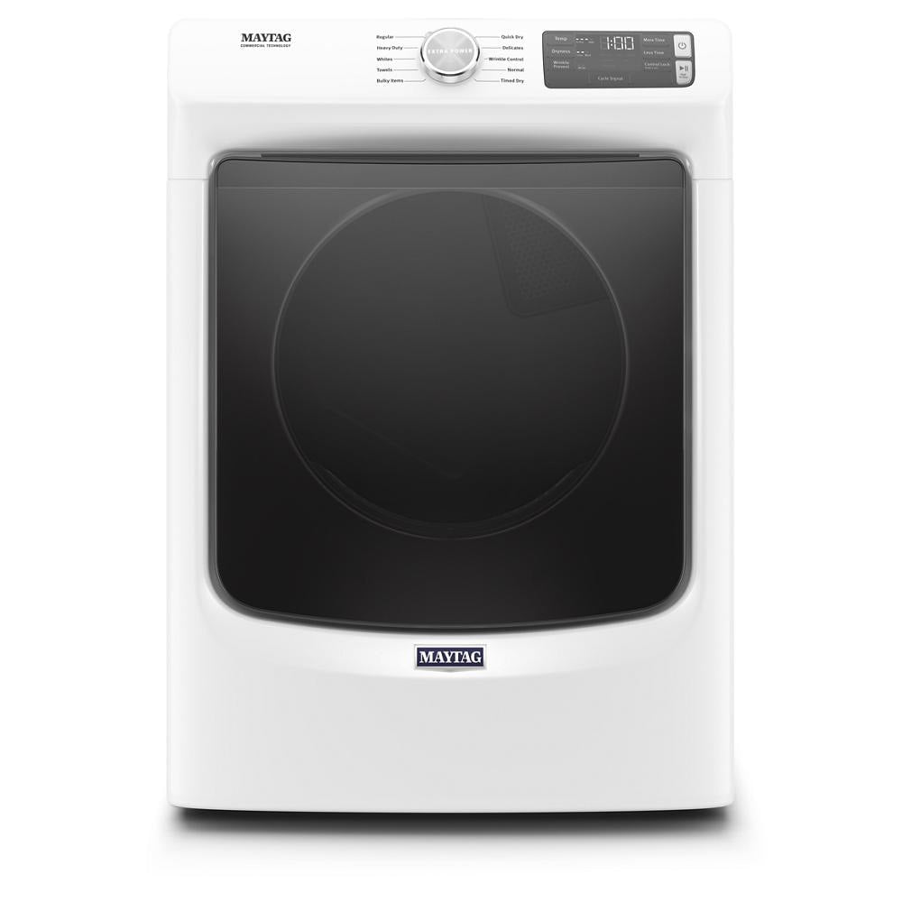 Maytag 7.3-cu ft Stackable Vented Electric Dryer (White) ENERGY STAR (MED5630HW)