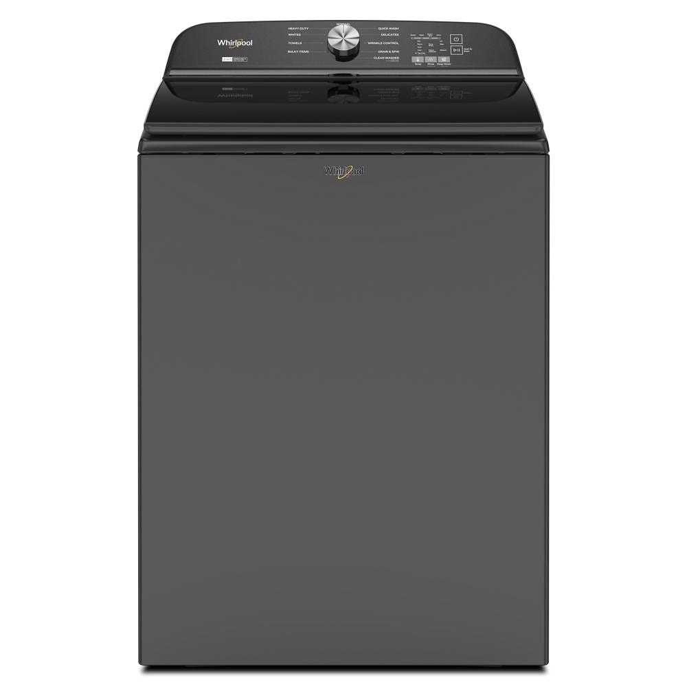 Whirlpool 5.2-cu ft High Efficiency Impeller and Agitator Top-Load Washer (Volcano Black) ENERGY STAR (WTW6157PB)