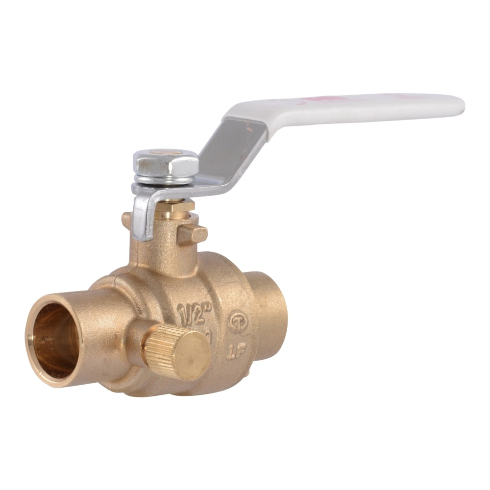 RELIABILT 1/2-in Sweat Brass Ball Valve