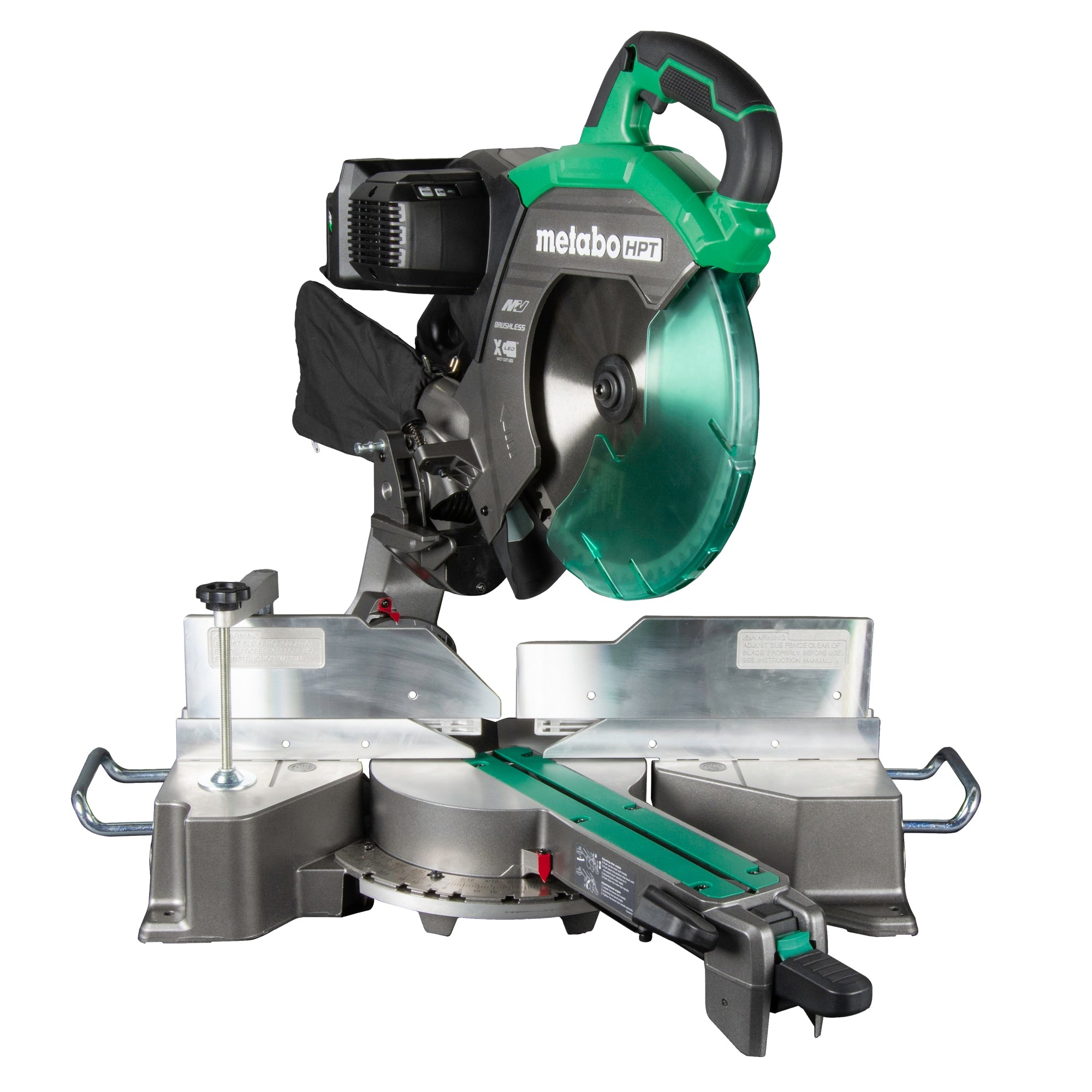 Metabo HPT 12-in 15-Amp 36-volt Dual Bevel Sliding Cordless Miter Saw with Laser Guide