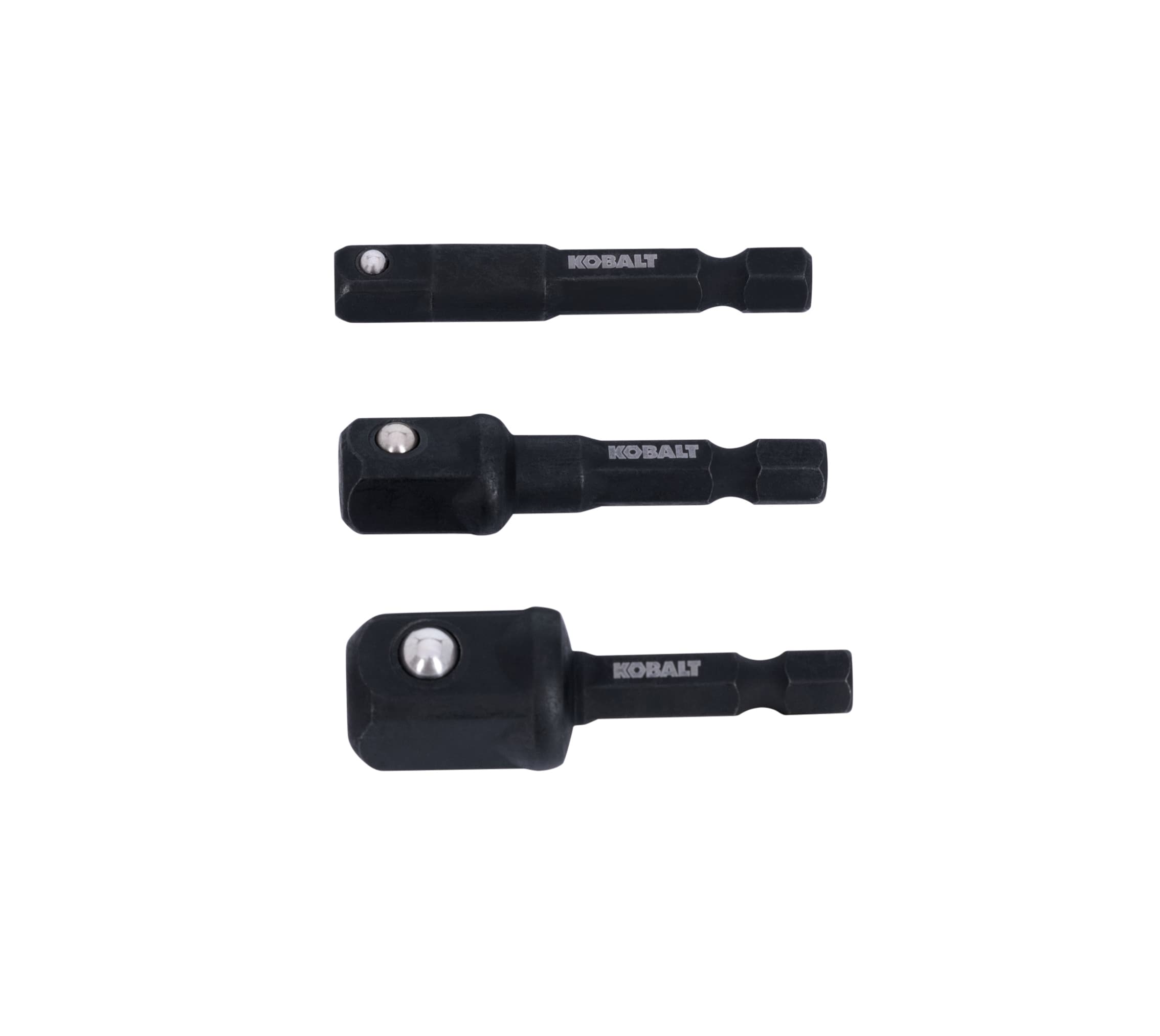 Kobalt 1/4-in x 2-1/2-in Square/Robertson Impact Driver Bit (3-Piece)
