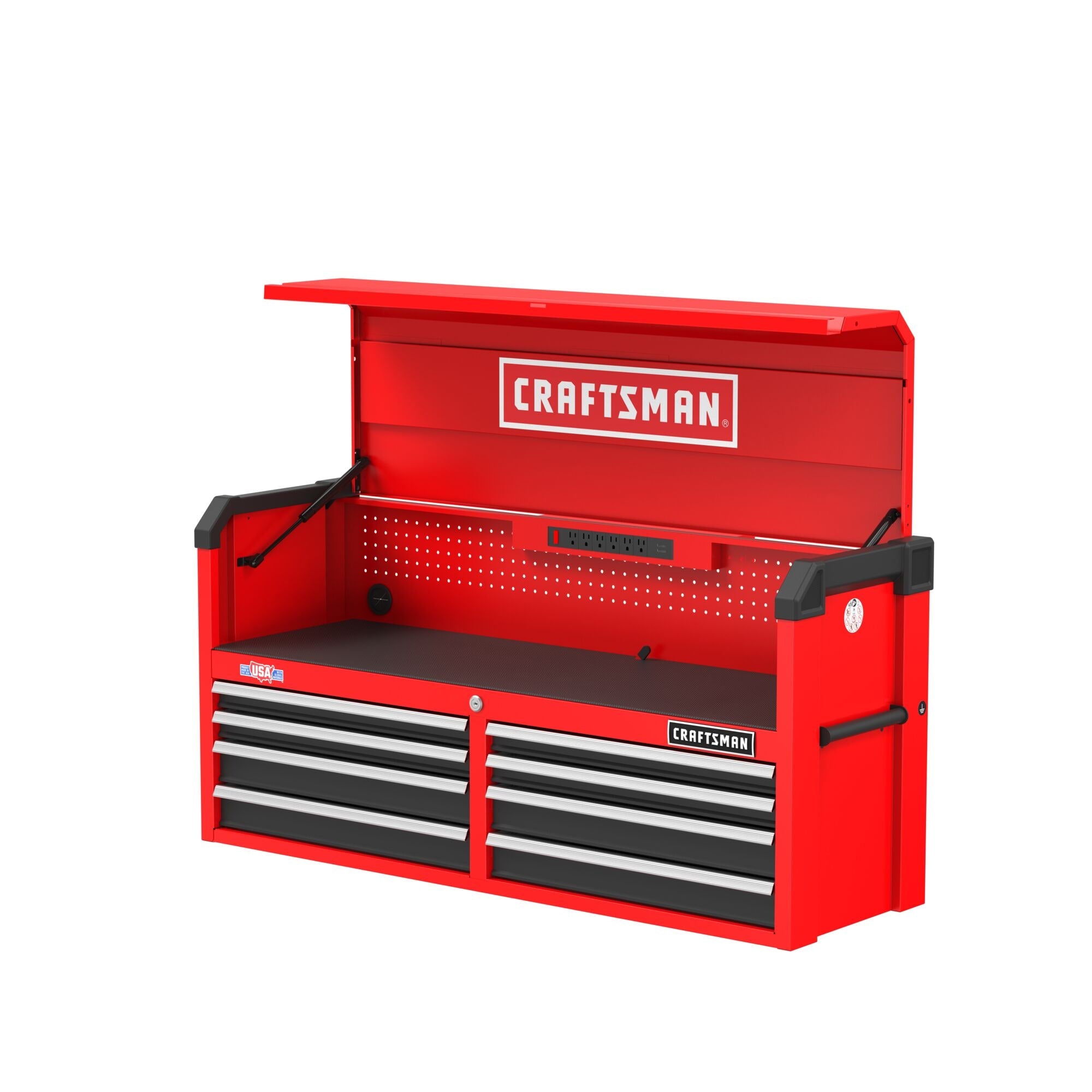 CRAFTSMAN 2000 Series 51.5-in W x 24.7-in H 8-Drawer Steel Tool Chest (Red)