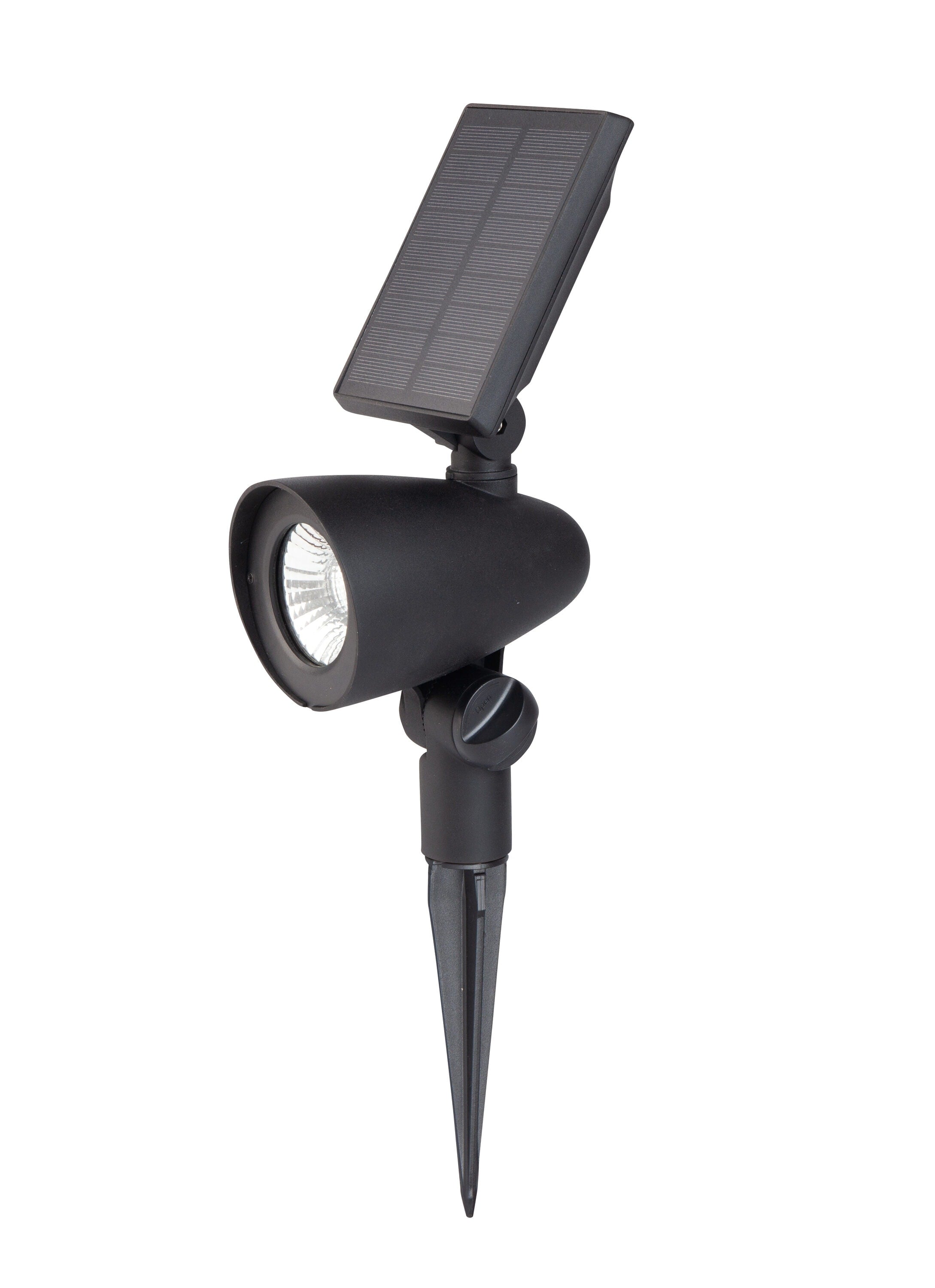 Harbor Breeze 60 -Lumens 1 -Watt Black Solar LED Spot light