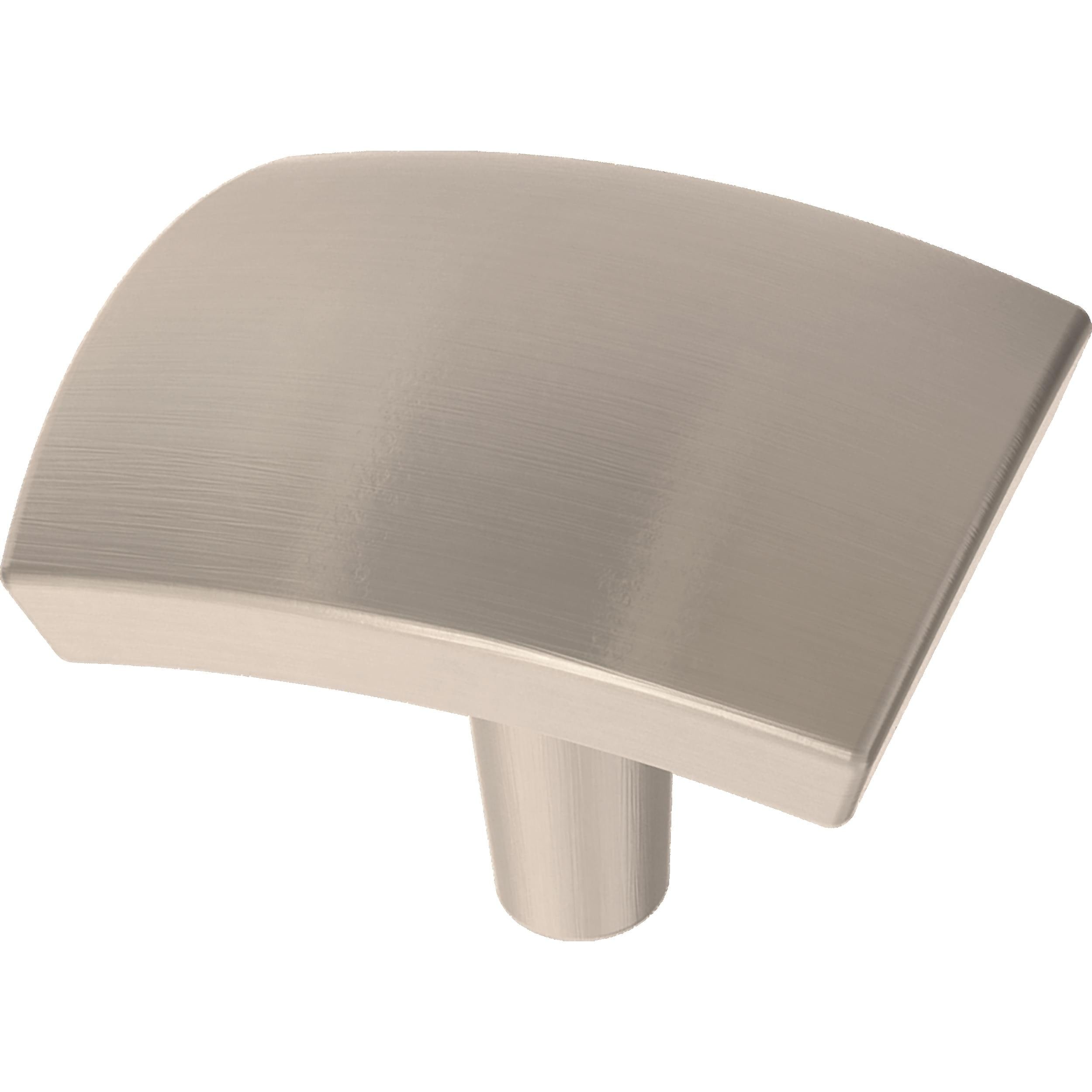 allen + roth Amelia 1-7/16-in Satin Nickel Rectangular Cabinet Knob