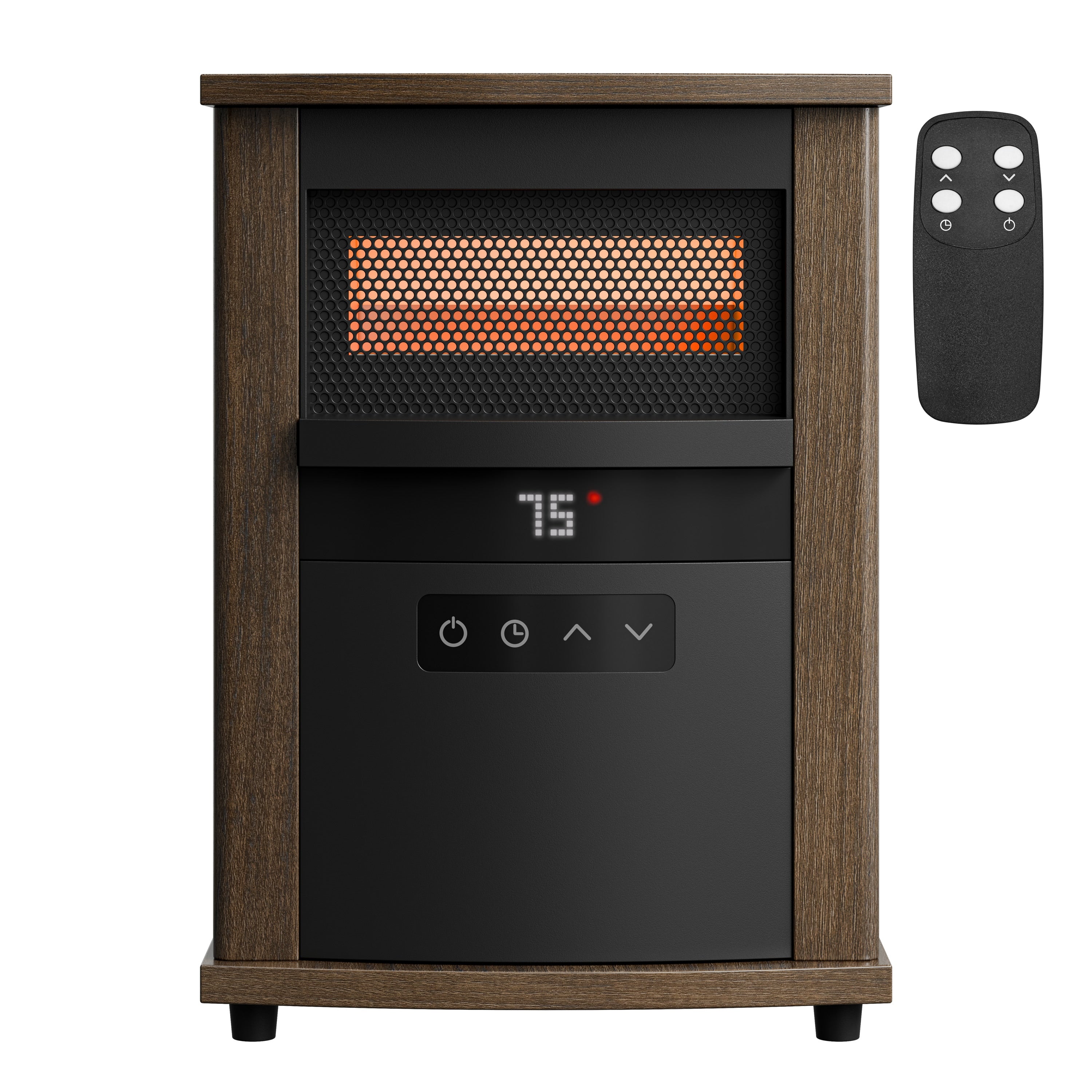 Utilitech Utilitech 1500 -Watt Infrared quartz Cabinet Indoor Electric Space Heater with Thermostat with Remote