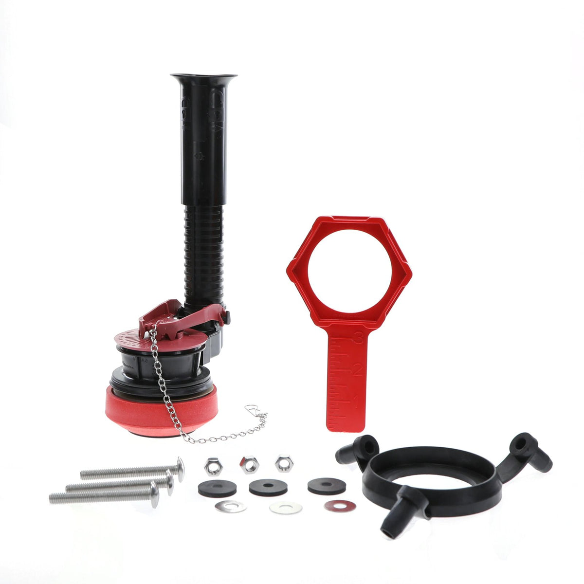 Fluidmaster 2-in Multi Plastic Universal Fit Flush Valve Repair Kit for Universal