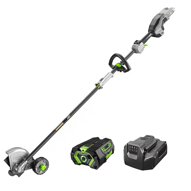 EGO POWER+ Multi-Head System Carbon Fiber 56-volt 8-in Handheld Attachment Capable Battery Lawn Edger 4 Ah (Battery Included) (Charger Included)