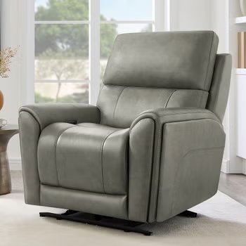 Barcalounger Hollis Leather Zero Gravity Power Recliner with Power Headrest