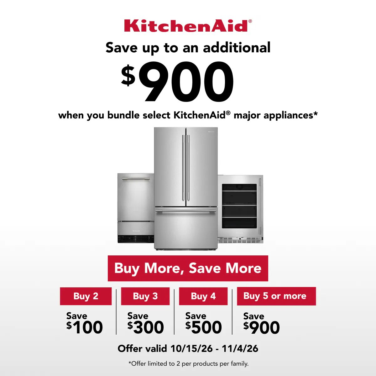KitchenAid Counter-Depth 20-cu ft 3 -Door 36-in Wide French Door Refrigerator with Ice Maker ( PrintShield Stainless ) ENERGY STAR Certified