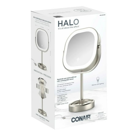 Conair LED Double-Sided 1x/10x Vanity Mirror