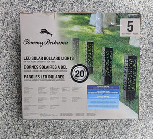 Tommy Bahama Solar Bollard 20 Lumen Landscape & Walkway Lights, 5 Pieces - Stu's Home Improvement Outlet