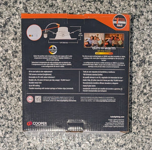HALO RL56 Series 5/6 - inch recessed LED retrofit module. Selectable CCT Integrated LED Matte White, 600 Lumens - Stu's Home Improvement Outlet