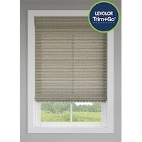 LEVOLOR 18-in x 64-in Greystone Light Filtering Cordless Roman Shade