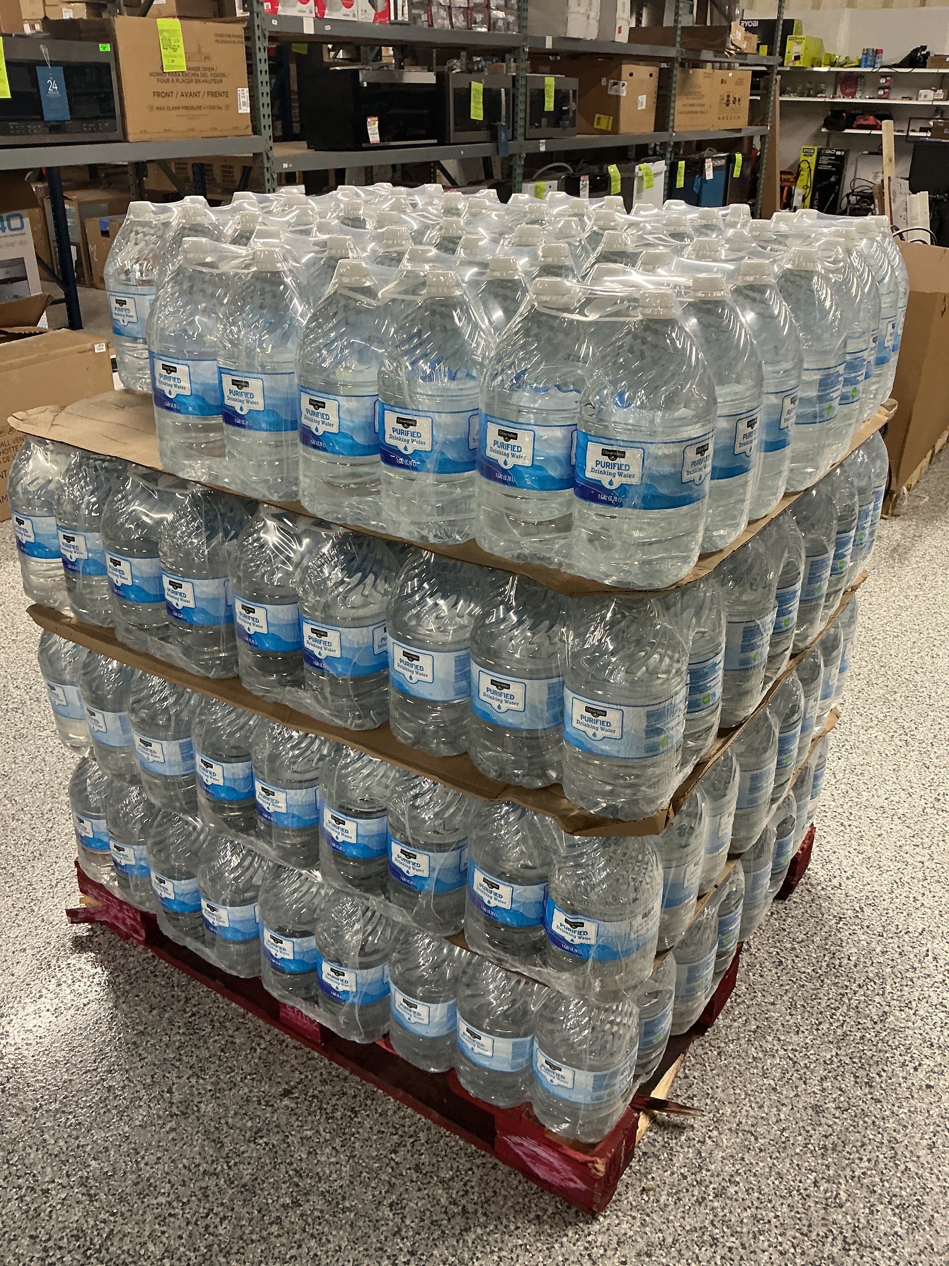 Clover Valley 1 gal water 6-pack