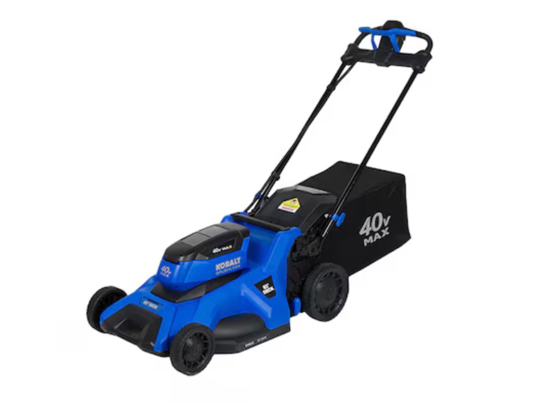 Kobalt 40-Volt 21-in Brushless Battery Push Lawn Mower 6 Ah (Battery and Charger Included)
