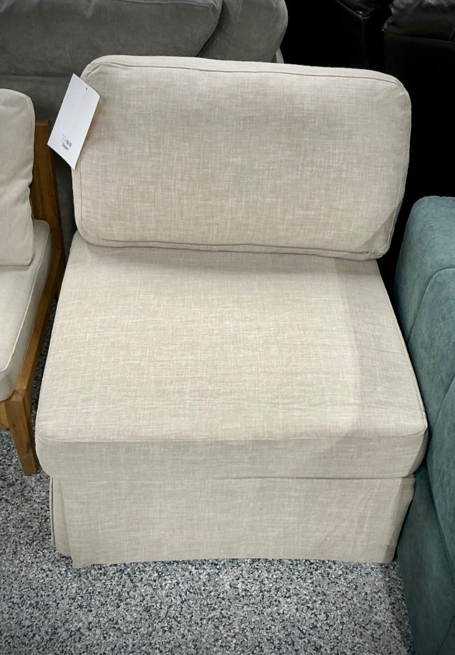Modular Sectional Middle Seat – Beige Fabric - Stu's Home Improvement Outlet