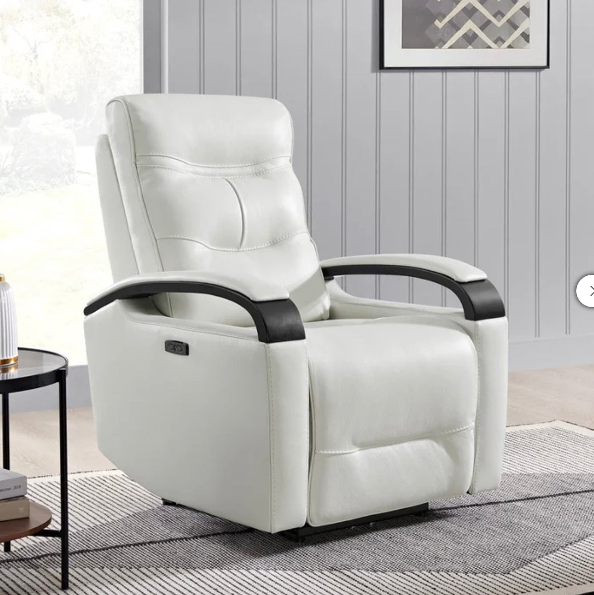 Canmore Leather Power Recliner with Power Headrest