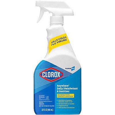 Clorox Sanitizing Spray, 32 Oz Bottle - Stu's Home Improvement Outlet